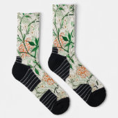 Chaussette Jardin de jasmin de William Morris Fleur Classique (Droite)