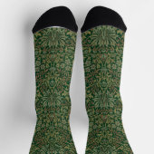 Chaussette Jardin de William Morris - Verts (Haut)