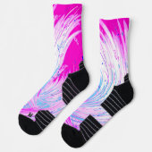 Chaussette Jardin rose enchanté (Gauche)