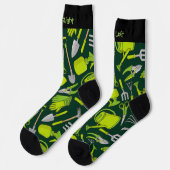 Chaussette Jardinage Icônes Motif Chaussettes (Gauche)
