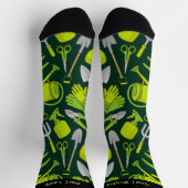 Chaussette Jardinage Icônes Motif Chaussettes (Haut)