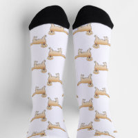 Jaune Golden Retriever mignon Motif de dessin anim
