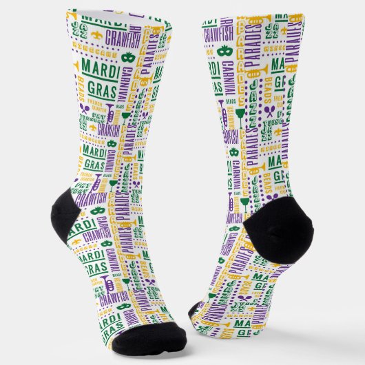 Chaussette Jazz Mardi Gras (Angulaire)