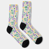 Chaussette Jazz Mardi Gras (Droite)