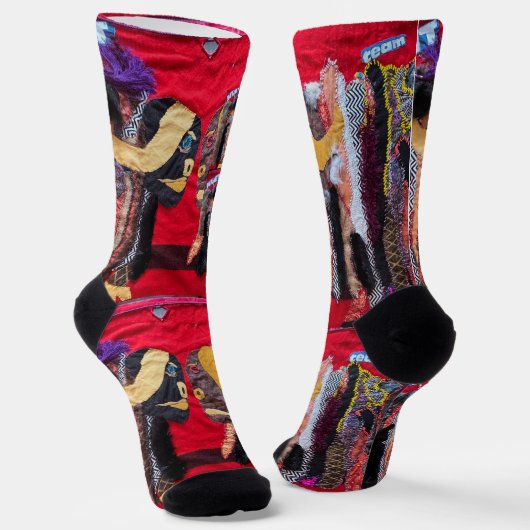 Chaussette Je me tiens debout. (Angulaire)