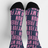 Chaussette Je Suis Candidat À Mon Ami (Haut)