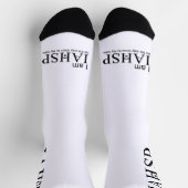 Chaussette Je suis IAHSP...jusqu'aux orteils (Haut)