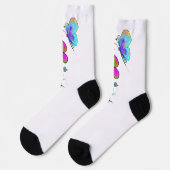 Chaussette Je suis mignon comme... (Gauche)