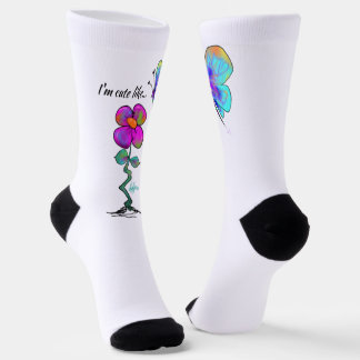 Chaussette Je suis mignon comme...