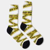 Chaussette Je suis offensé que la police ne croise pas (Droite)