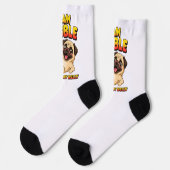 Chaussette Je Suis Pibble Lave Mon Ventre (Gauche)