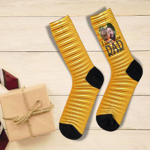 Chaussette Je t'aime papa photo chaussettes lumineuses