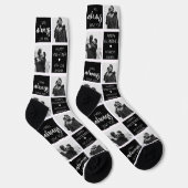 Chaussette Je Vous Aimerai Toujours Photo (Droite)