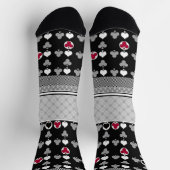 Chaussette Jeu de carte de poker (Haut)