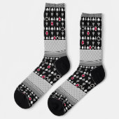Chaussette Jeu de carte de poker (Gauche)