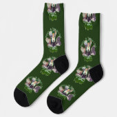 Chaussette Jeune femme barman St. Patrick's Day (Gauche)
