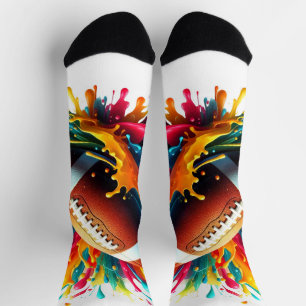 Chaussette Jeux de balle de sport modernes et colorés