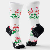 Chaussette Jingle Bells Image Pantalon imprimé chaussettes-bo (Angulaire)