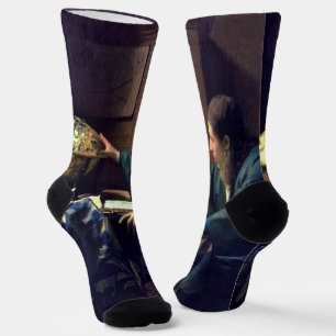 Chaussette Johannes Vermeer - L'astronome