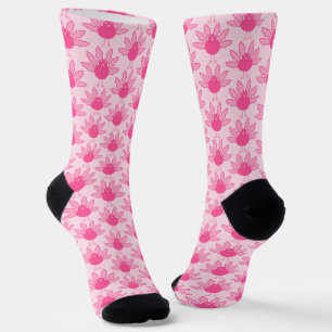 Chaussette Joli bébé rose fille Thanksgiving Turquie Motif