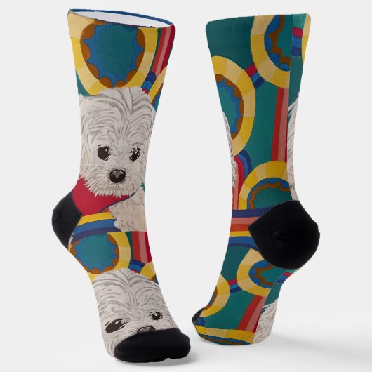 Chaussette Joli chiot (Angulaire)