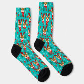 Chaussette Joli corgi de Noël (Droite)