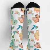 Chaussette Joli Dinosaure Vert (Haut)