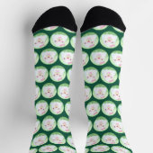 Chaussette Joli Fantôme de Latte au Matcha (Haut)