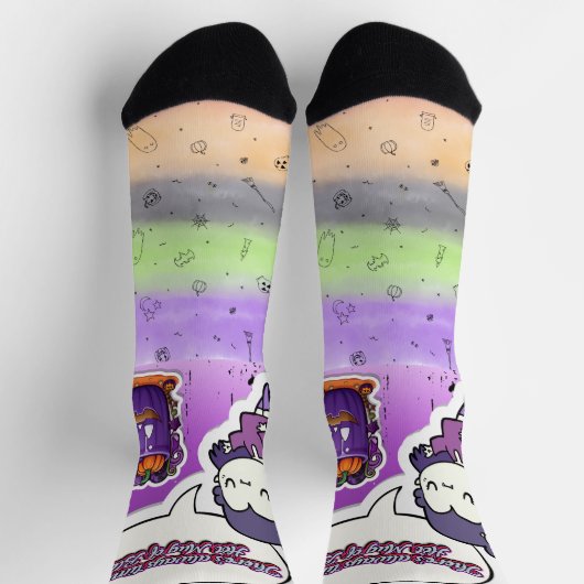 Chaussette Joli Halloween ! 👻 (Haut)