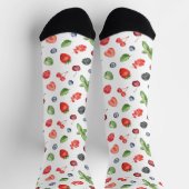 Chaussette Joli Motif Berry aquarelle (Haut)