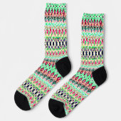 Chaussette Joli motif coloré (Gauche)