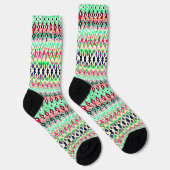 Chaussette Joli motif coloré (Droite)