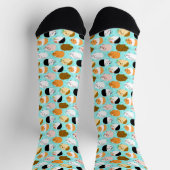 Chaussette Joli motif de cochon d'Inde (Haut)