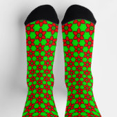 Chaussette Joli Motif de fleurs Abstraites (Haut)