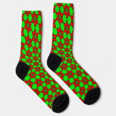 Chaussette Joli Motif de fleurs Abstraites (Droite)