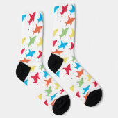 Chaussette Joli Motif de requin coloré (Droite)