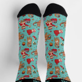 Chaussette Joli Noël à Sloth Motif Noël Noël Joyeux Noël (Haut)
