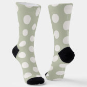 Chaussette Joli pois l Vert et blanc (Angulaire)