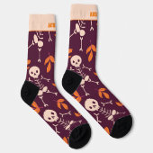 Chaussette Joli squelette d'Halloween (Droite)