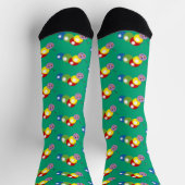 Chaussette jolie chenille colorée (Haut)