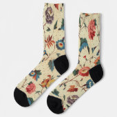Chaussette Jolie conception textile florale Crew Socks (Gauche)