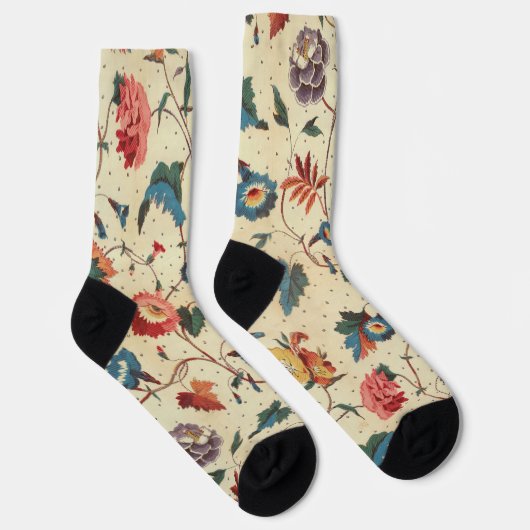 Chaussette Jolie conception textile florale Crew Socks (Droite)