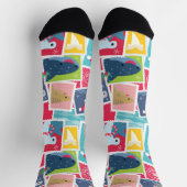 Chaussette Jolie espèce de requin Noël (Haut)