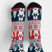 Chaussette Jolie et moderne Christma Snowman Knitted (Haut)