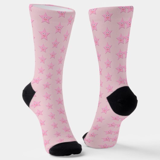 Chaussette Jolie étoile rose (Angulaire)