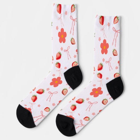 Chaussette Jolie Fraise (Gauche)