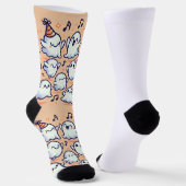Chaussette Jolie "soirée fantôme" chaussettes où les fantômes (Angulaire)