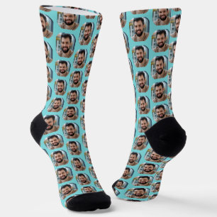 Chaussette Jolie Turquoise Boyfriend Photo pour Girfriend