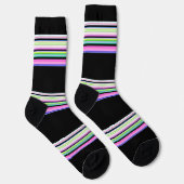 Chaussette Jolies bandes néon colorées (Droite)