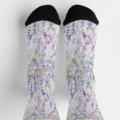 Chaussette Jolies Fleurs Lavande (Haut)